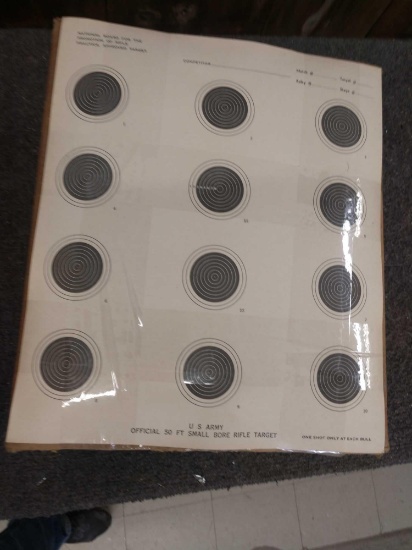 500 Vintage Military Surplus Paper Targets