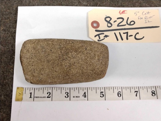 Nice 5" Celt Native American artifact