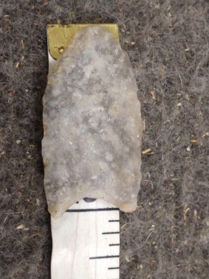 Fluted Paleo Fulsom Point Native American artifact