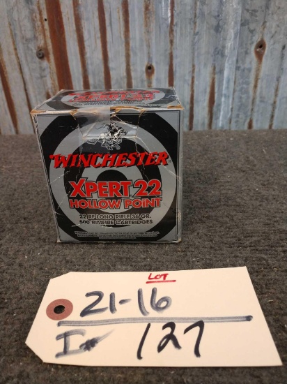 400 or more rounds of 22 ammunition