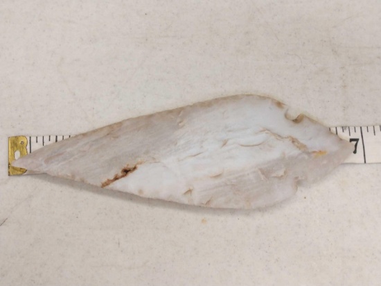 Novaculite Turkey Tail Point Native American Artifact