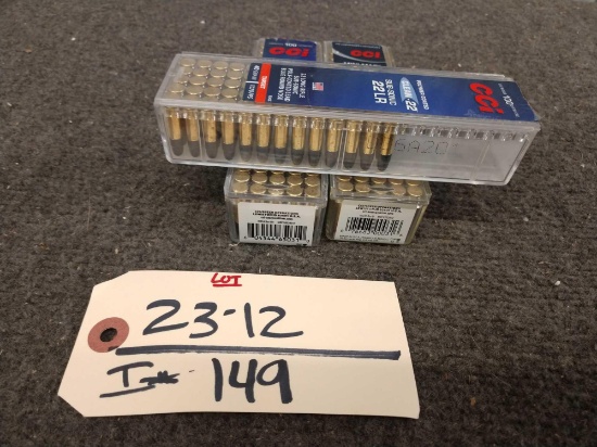 262 rounds of 22 ammunition