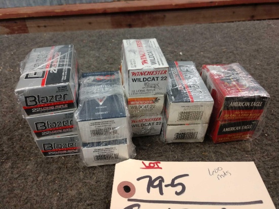 600 Rounds Of 22 ammunition