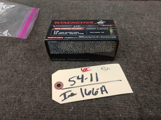 50 rounds of 17 Winchester super mag ammunition