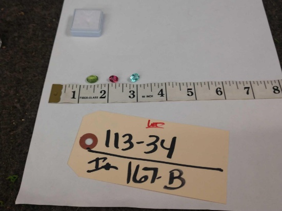 3 Loose Gemstones