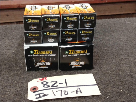 1400 Rounds Of.22 Ammunition
