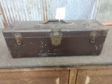 Vintage Heddon Tackle Box With 69 Vintage Fishing Lures