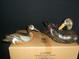 2 Hand Carved Signed Big Sky Carvers Decoys NICE!