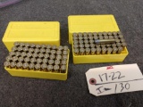 100 rounds of 357 Magnum reloaded ammunition