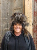 Cross Fox Fur Mountain Man Hat