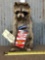 Raccoon Eating Cracker Jacks Taxidermy