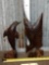 Hand Carved Ironwood Dolphin & Sailfish