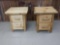 Pair Of North Woods Style Log Furniture End Tables