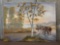 Oil On Canvas Painting Moose In Quebec