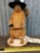 Cowboy Sheriff Squirrel Full Body Taxidermy Mount