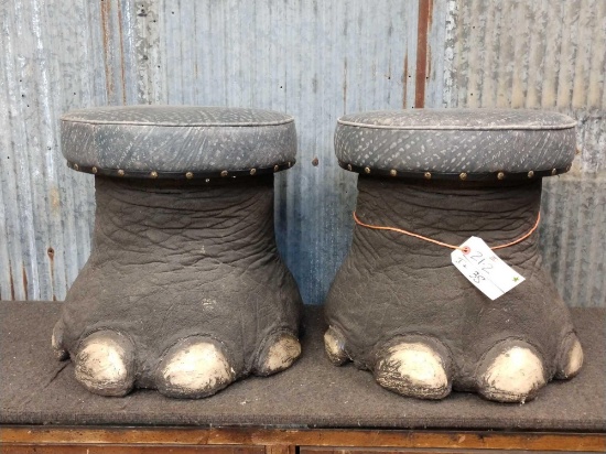 Reproduction Elephant Foot Stools