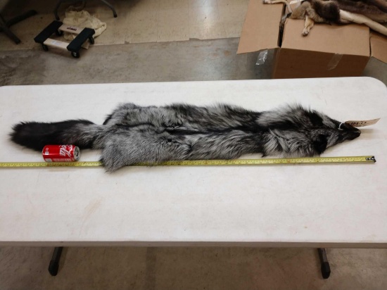 Soft Tanned Silver Ranch Fox Fur