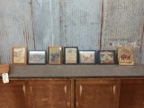 Group Of 7 Framed Winchester Advertising Pictures