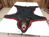 Black Bear Rug Taxidermy