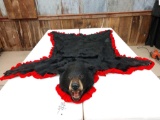 Black Bear Rug Taxidermy
