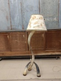 Vintage Bull Horn Floor Lamp