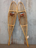 Pair Of Large Vintage Snowshoes
