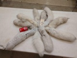 10 Jumbo Blue Ranch Fox Tails Taxidermy