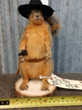 Cowboy Sheriff Squirrel Full Body Taxidermy Mount