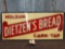 Vintage Dietzen's Bread Advertising Sign