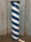 Vintage Porcelain Barber Pole Sign Base