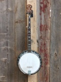 Conrad 5 String Resonator Banjo with hard case