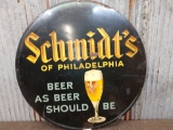 Vintage Schmidt's Beer Advertising Sign