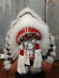 Navajo Contemporary Native American Black Cloud War Bonnet Head Dress