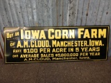 Iowa Corn Farm Sign