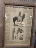 Otto F Ernst Saddlery Advertising Calendar