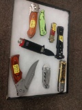 Dealers Sample Set Of Push Button Auto Knives