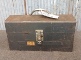 Vintage Model Brand Fishing Tackle Box & Lures