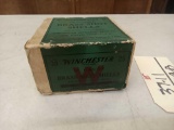 Vintage Winchester 12ga Brass Shot Shells 2 Piece Shotgun Shell Box Full