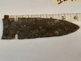 Tunsington Grey Gohst Spear Point Native American Artifact