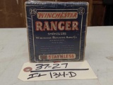 Vintage Winchester Ranger 12ga 2 Piece Shotgun Shell Box