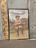 Vintage Winchester Buffalo Bill Commemorative Rifle Advertising Poster