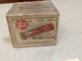 Vintage Remington UMC Nitro Club 28ga 2 Piece Shotgun Shell Box Full