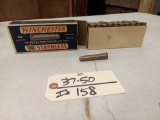 Vintage Winchester 45-70 Box and Ammunition