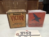 2 Vintage Shotgun Shell Boxes