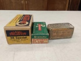 Vintage Ammunition Lot 3 Boxes With Ammunition