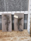 2 Grey Squirrels Full Body Taxidermy Mounts