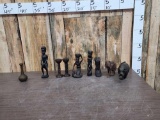 Group Of 8 African Art Pieces