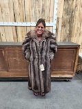 Full Length Raccoon Fur Coat