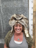 Raccoon Fur Mountain Man Hat