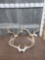 3 Sets Of Whitetail Antlers On Skull Plate